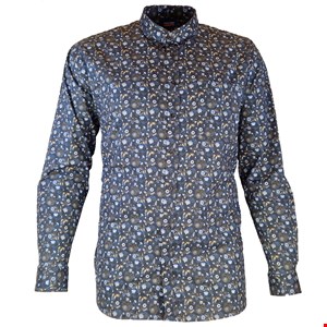 Espionage Stretch Cotton Floral L/S Shirt